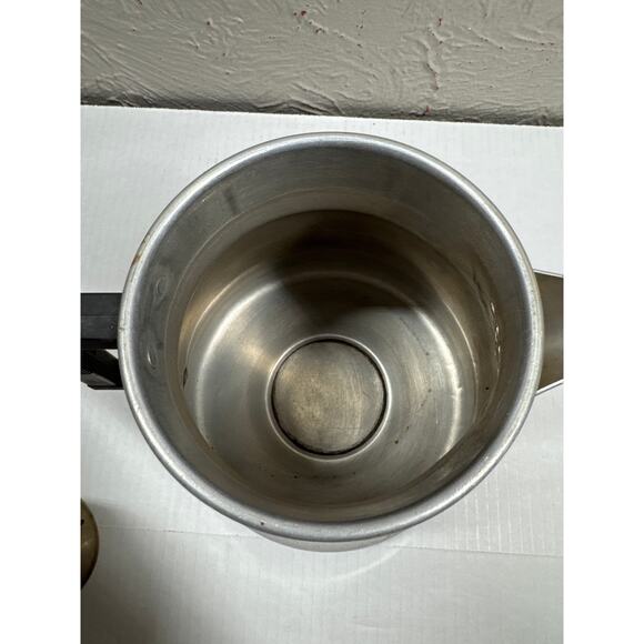 WEAR-EVER Aluminum Percolator Coffee Pot 3012 Camping Stove Top Vintage - Picture 4 of 5